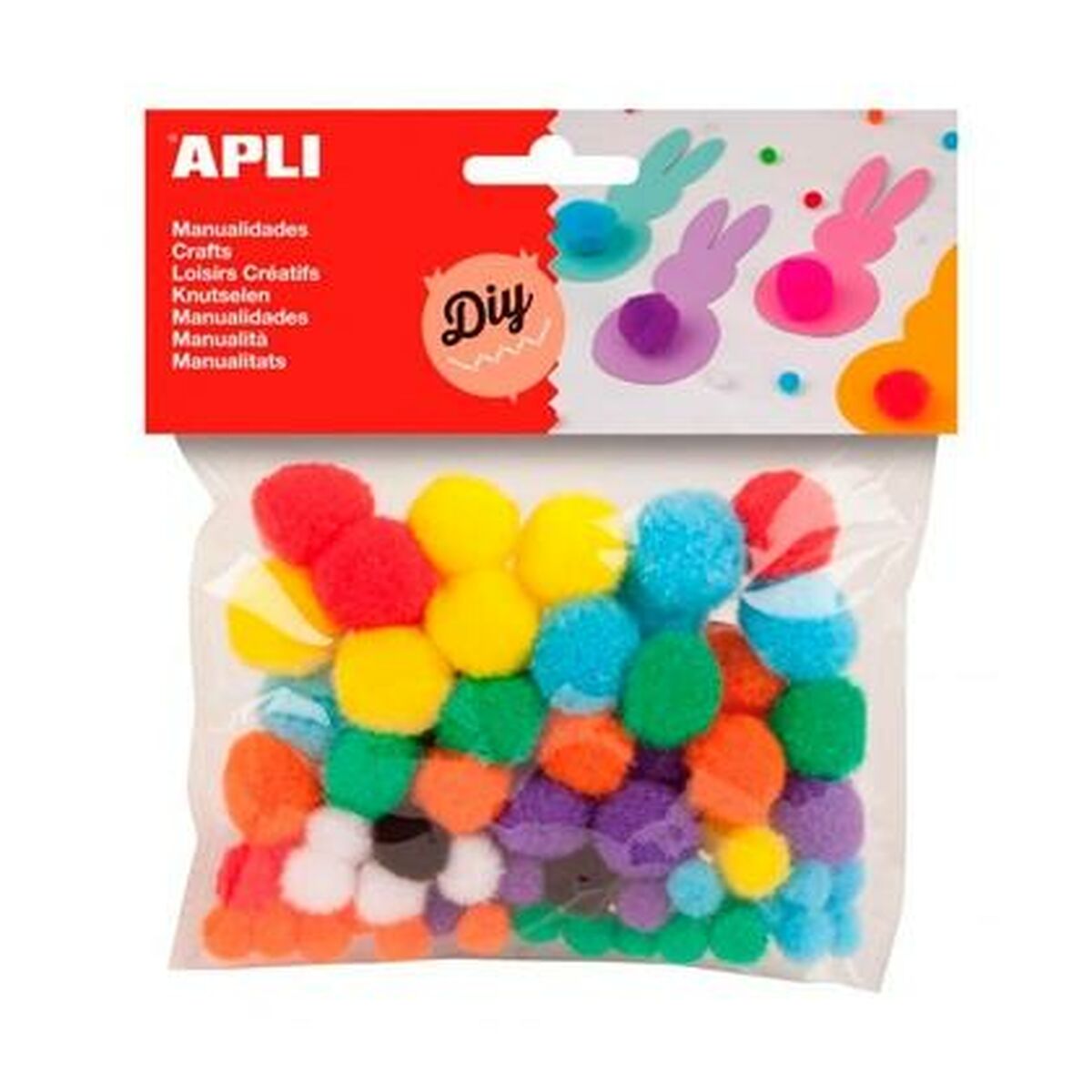 Material para Manualidades Apli 13061 Pompón 5 Unidades