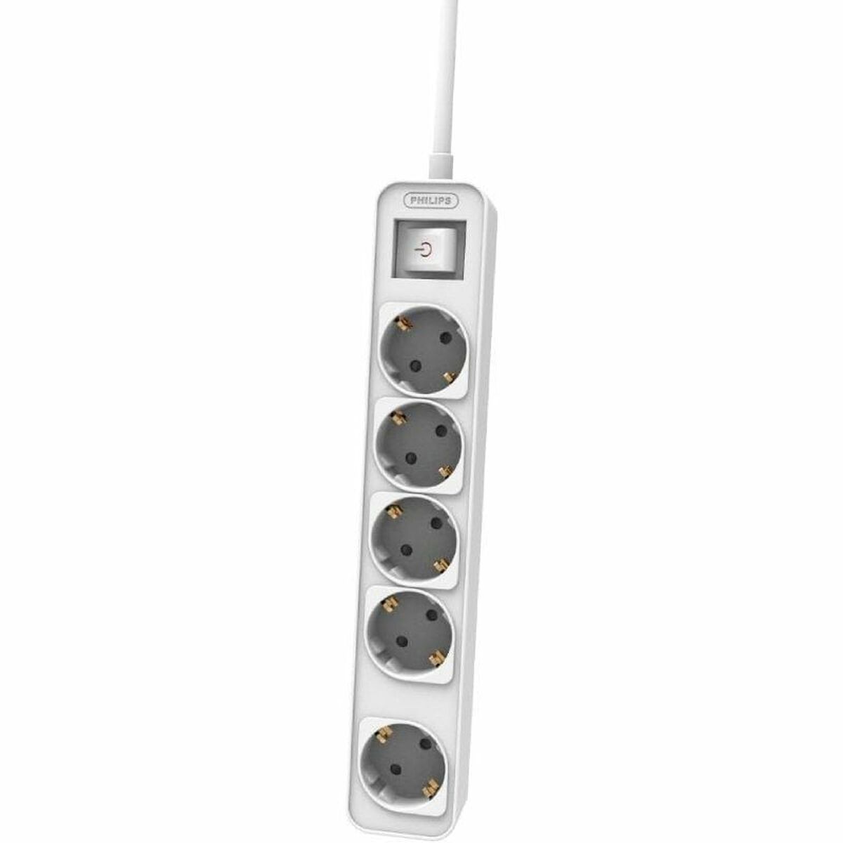 Regleta Enchufes 5 Tomas con Interruptor Philips CHP2154W/10