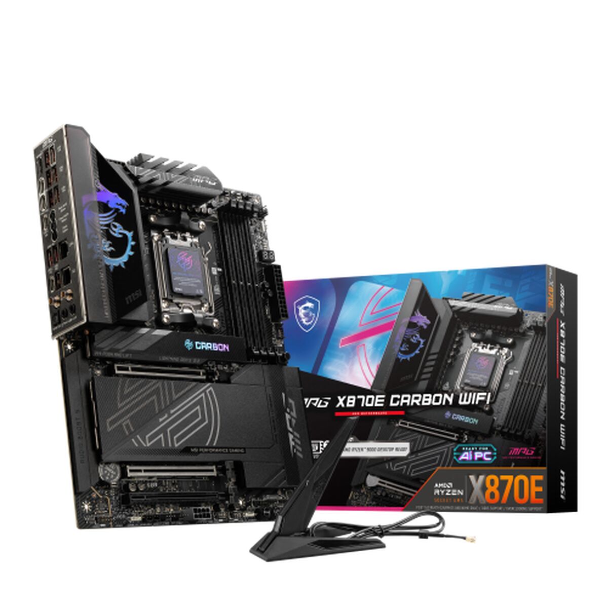 Placa Base MSI MPG X870E CARBON WIFI AMD AM5 AMD AMD X870E