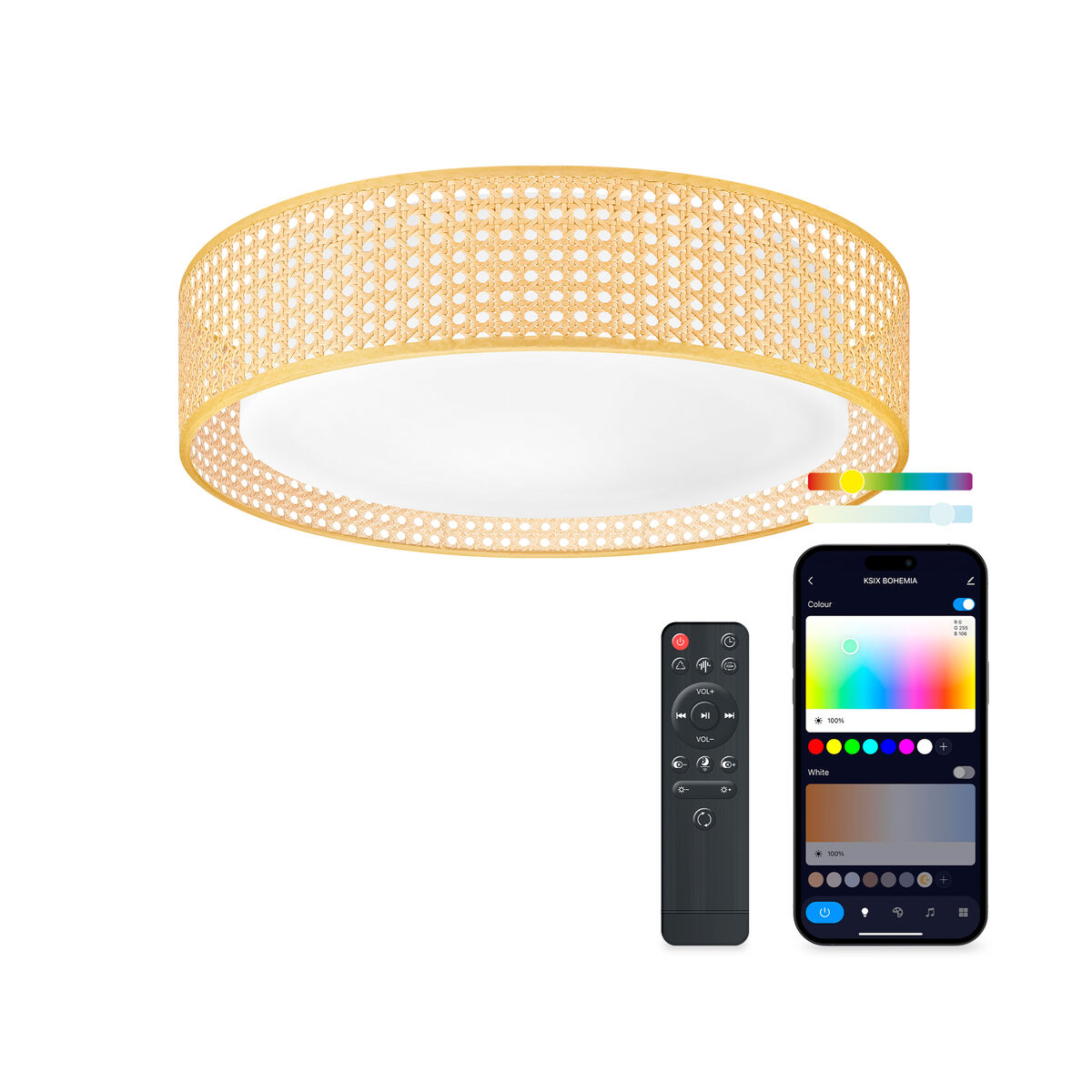 Plafón LED KSIX Bohemia E 35 W 4000 Lm