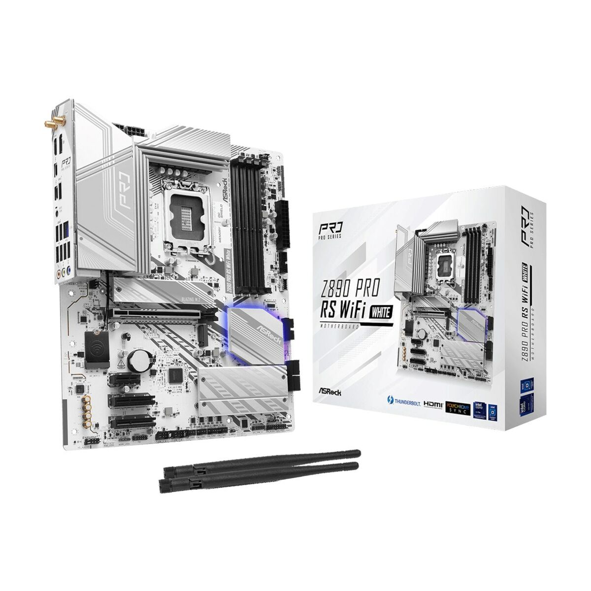 Placa Base ASRock Z890 Pro RS WiFi White LGA 1851 Intel Z890