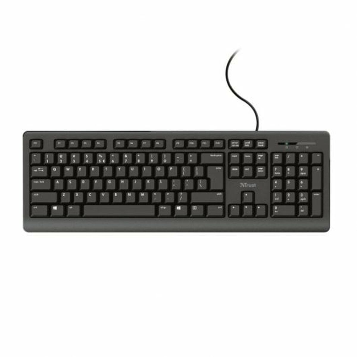 Teclado Trust TK-150 Negro Español QWERTY