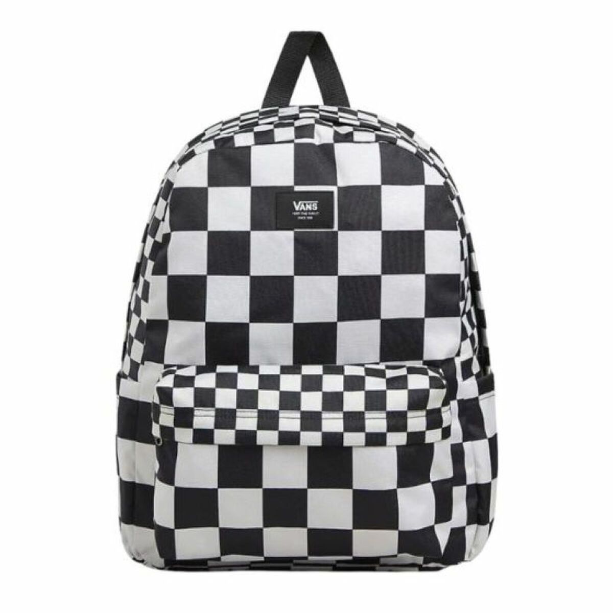 Mochila Escolar Vans Old Skool Check Backpack VN000H4X3M41 Negro