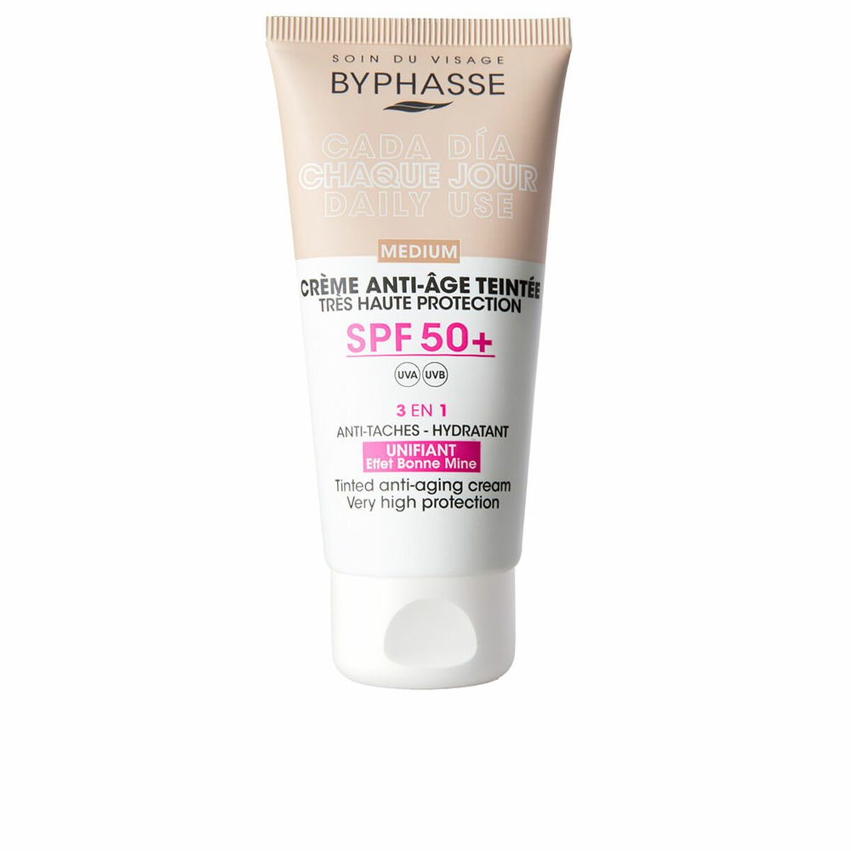 Crema Antiedad de Día Byphasse CREMA FACIAL Spf 50+ 50 ml