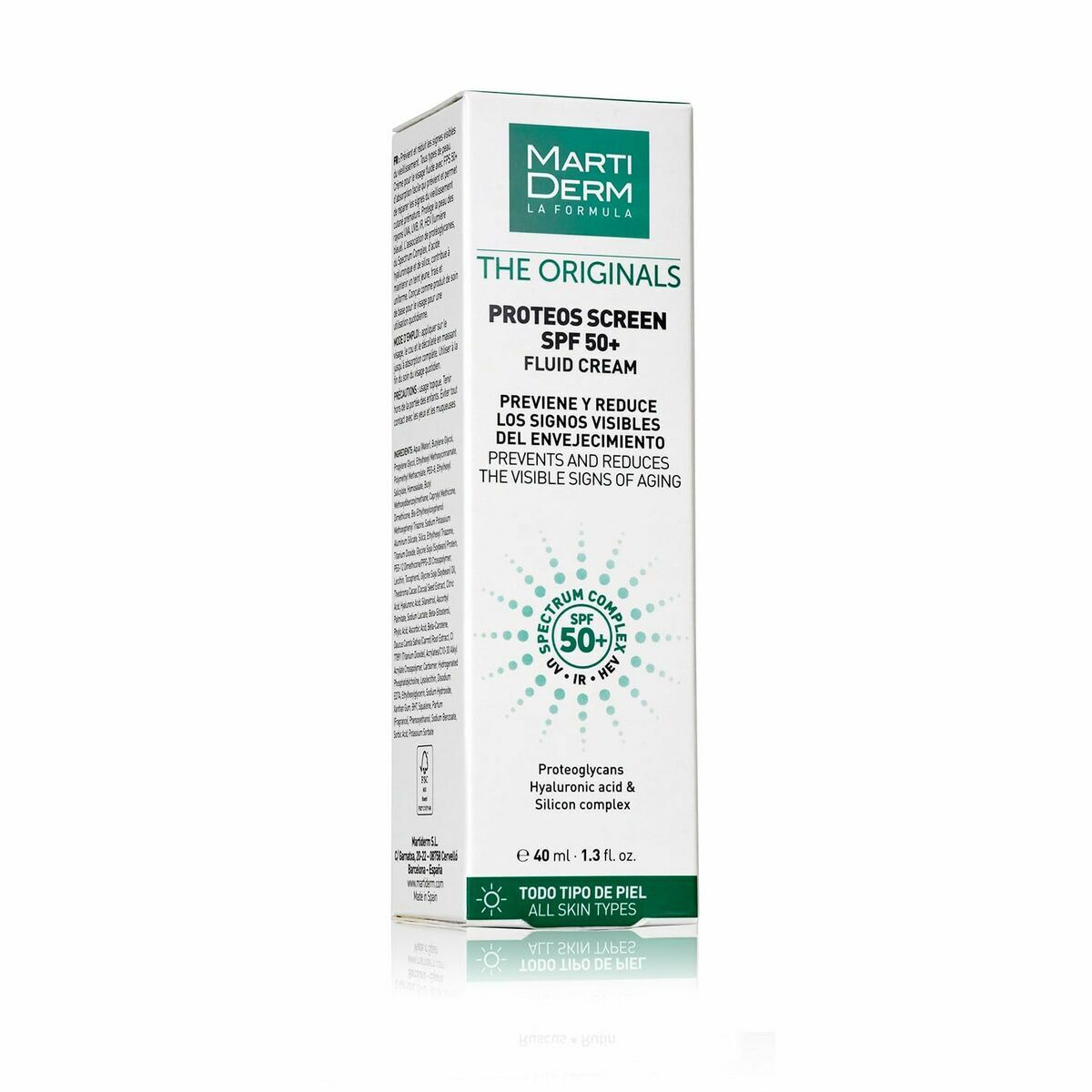 Crema Hidratante Antiedad Martiderm THE ORIGINALS Spf 50+ 40 ml