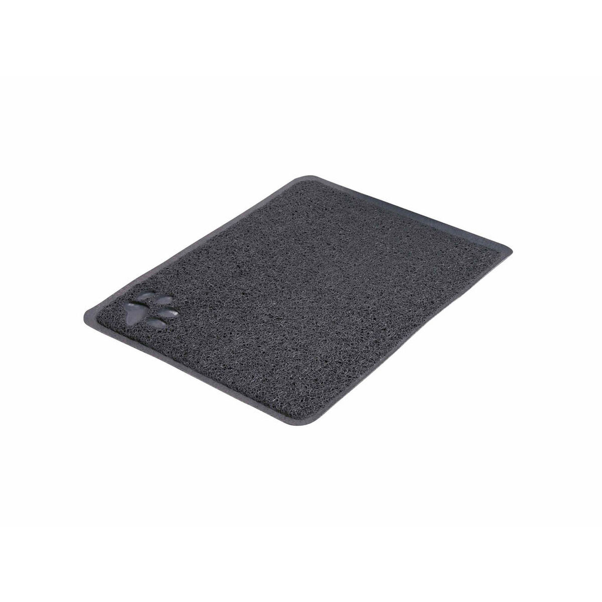 Alfombra para Arenero de Gatos Trixie Antracita PVC 37 × 45 cm