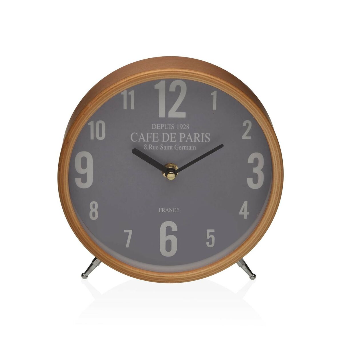 Reloj de Mesa Versa Cafe de Paris Gris