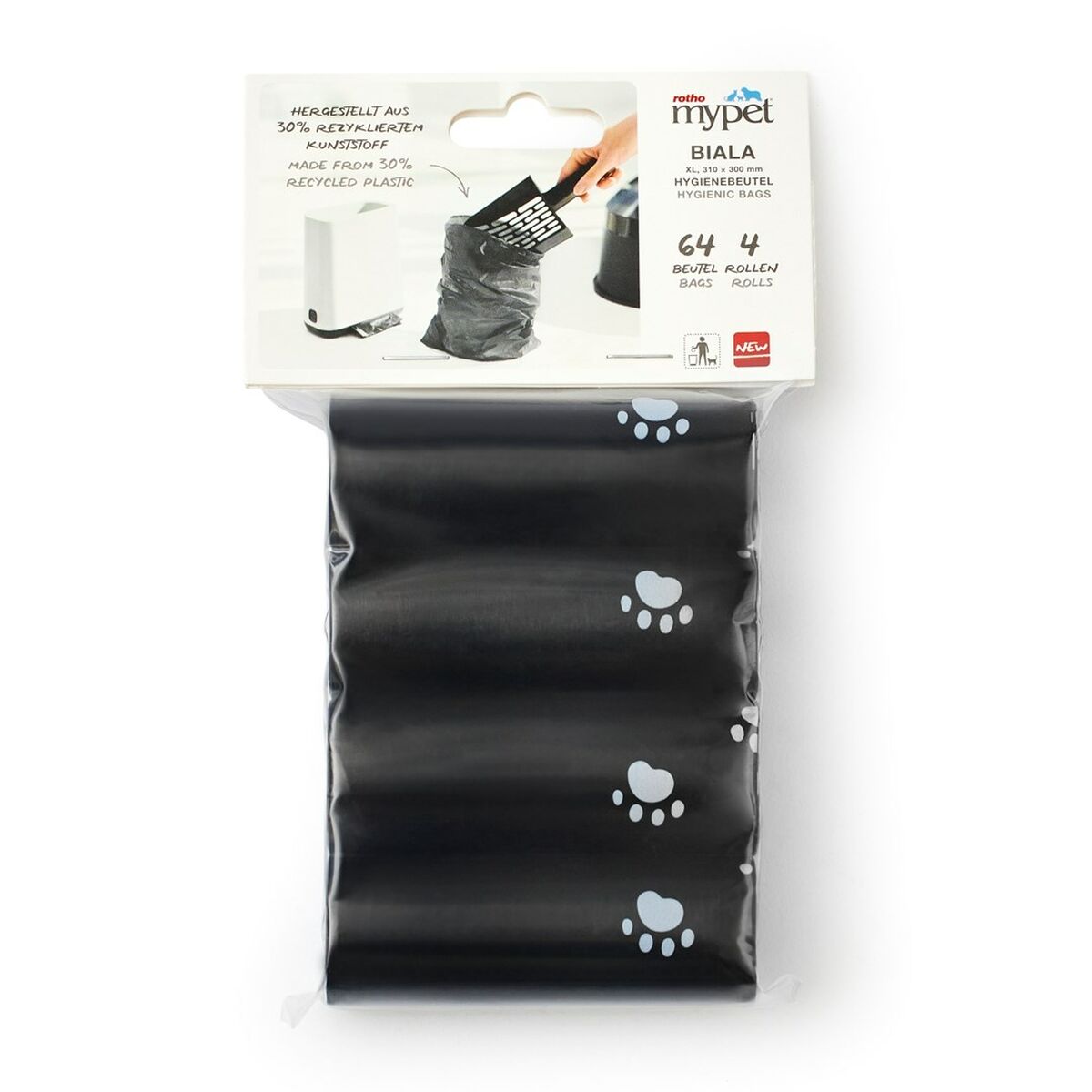 Arenero para Gatos Rotho Negro Plástico