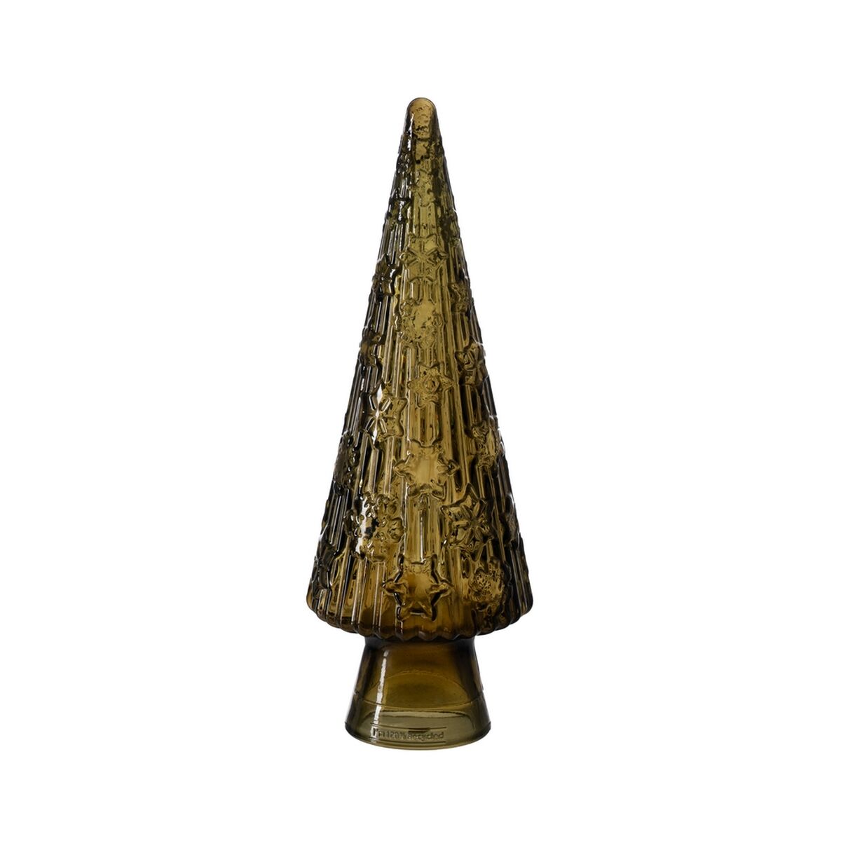 Árbol de Navidad Verde Vidrio 15 x 15 x 43 cm