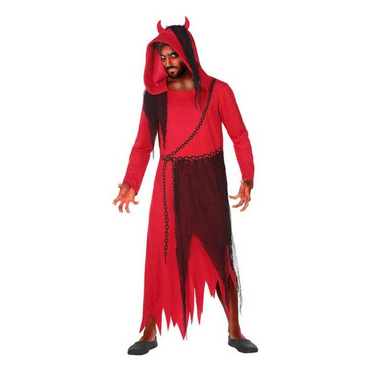 Disfraz para Adultos Rojo Demonio XL (1 Pieza)
