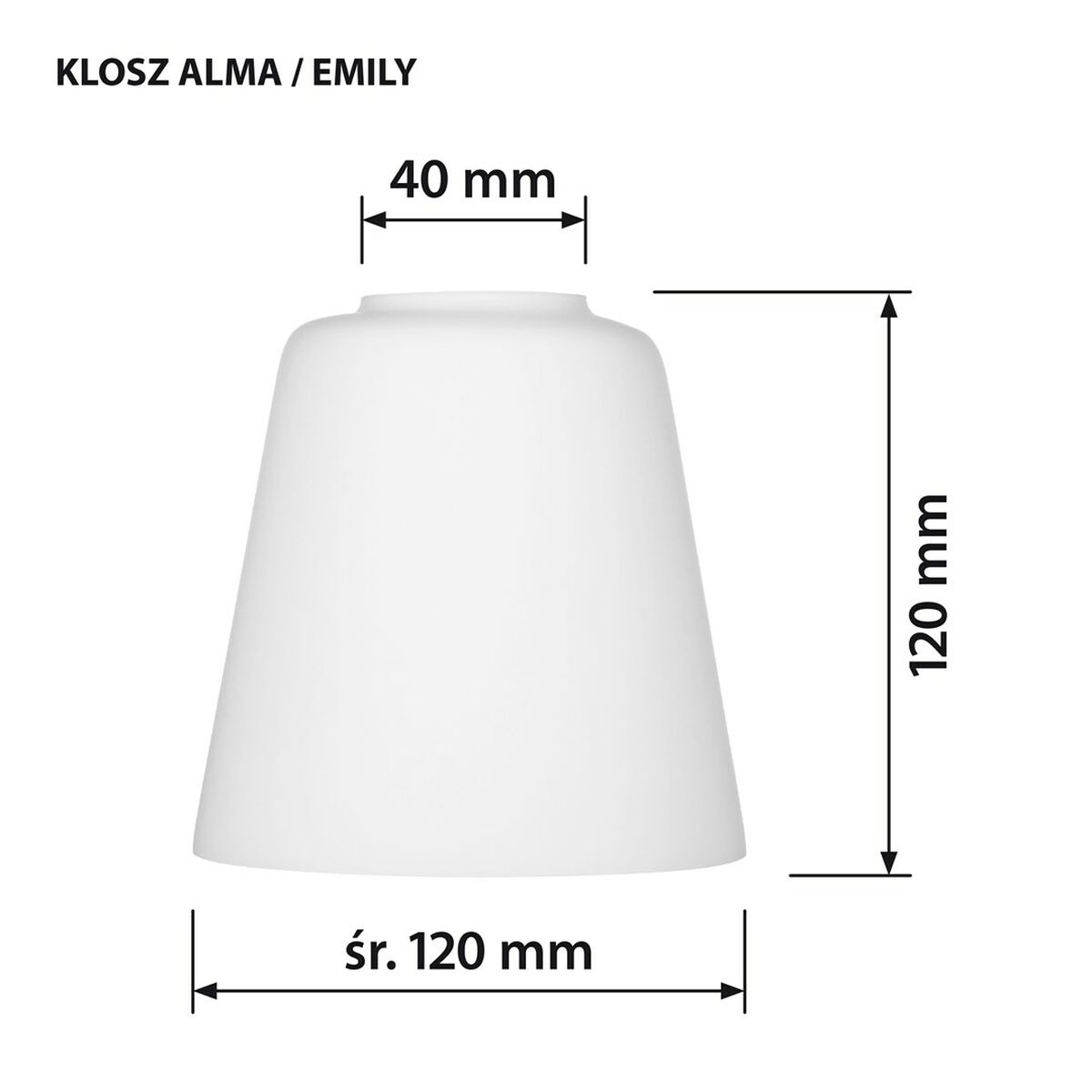Foco empotrable Activejet AJE-ALMA 3P 120 W 40 W