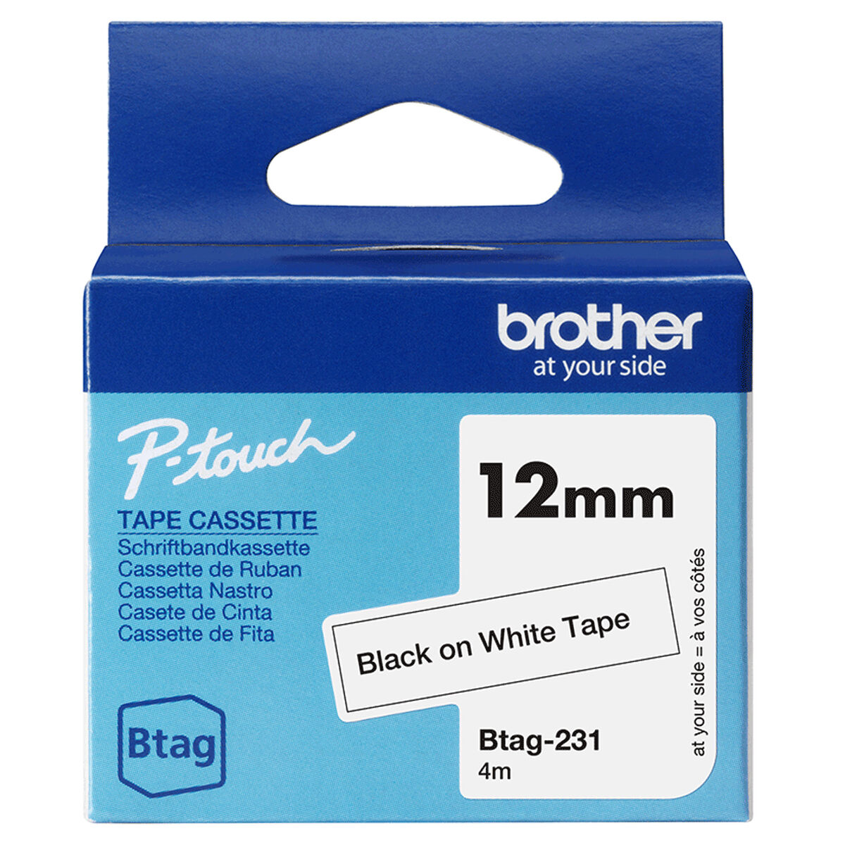 Cinta Adhesiva Brother BTAG231
