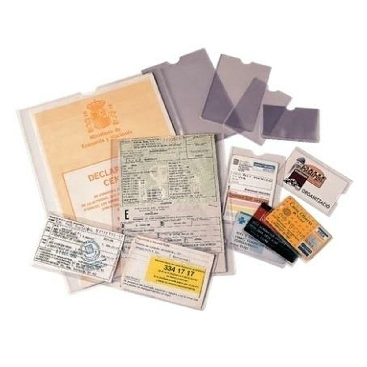 Funda para Tarjeta Identificativa Esselte Transparente 100 Piezas