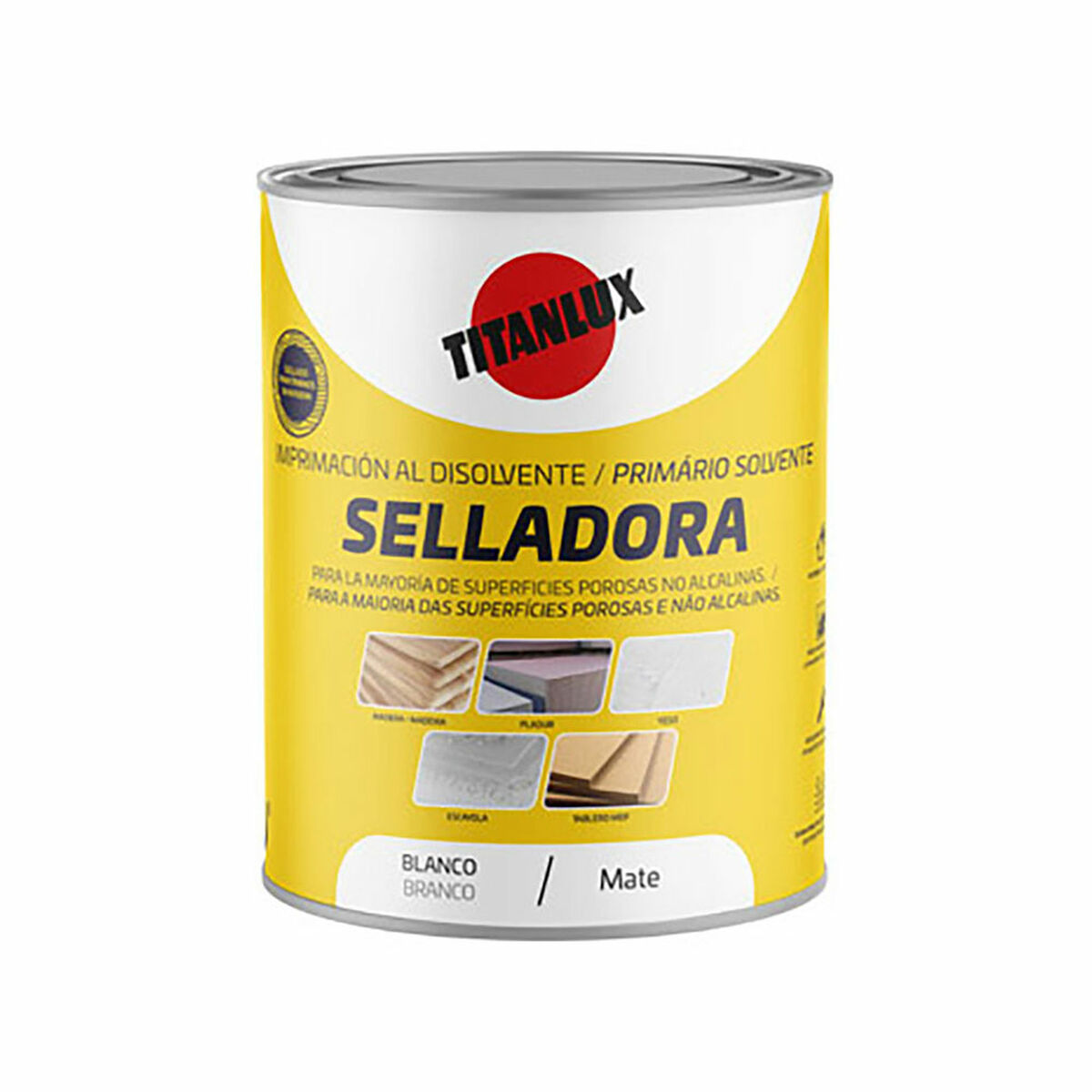 Pintura de Imprimación Titanlux Blanco 750 ml Sellador