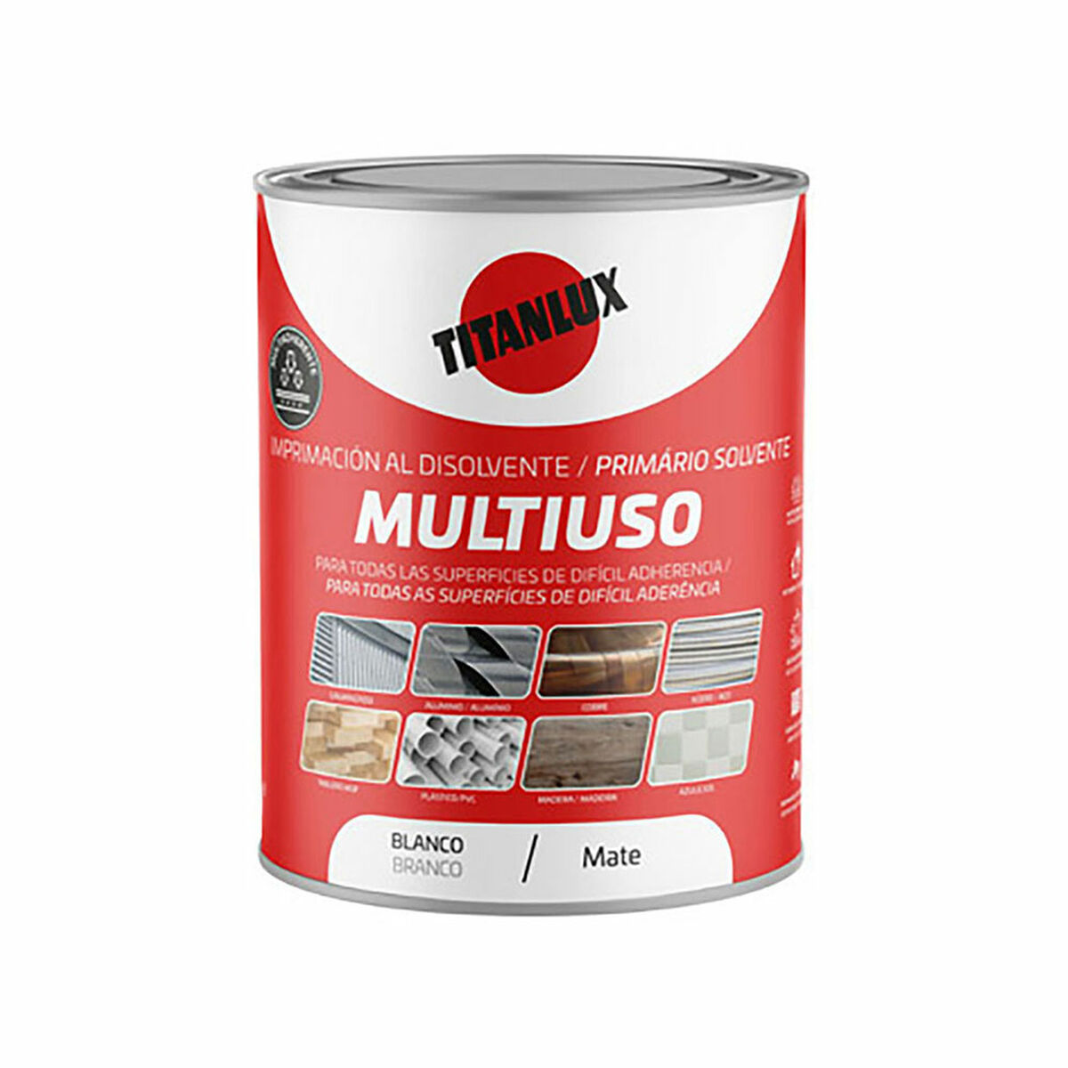 Pintura de Imprimación Titanlux Blanco Mate 750 ml