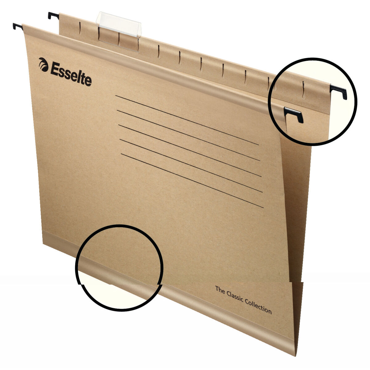 Carpeta Colgante Esselte Classic Natural