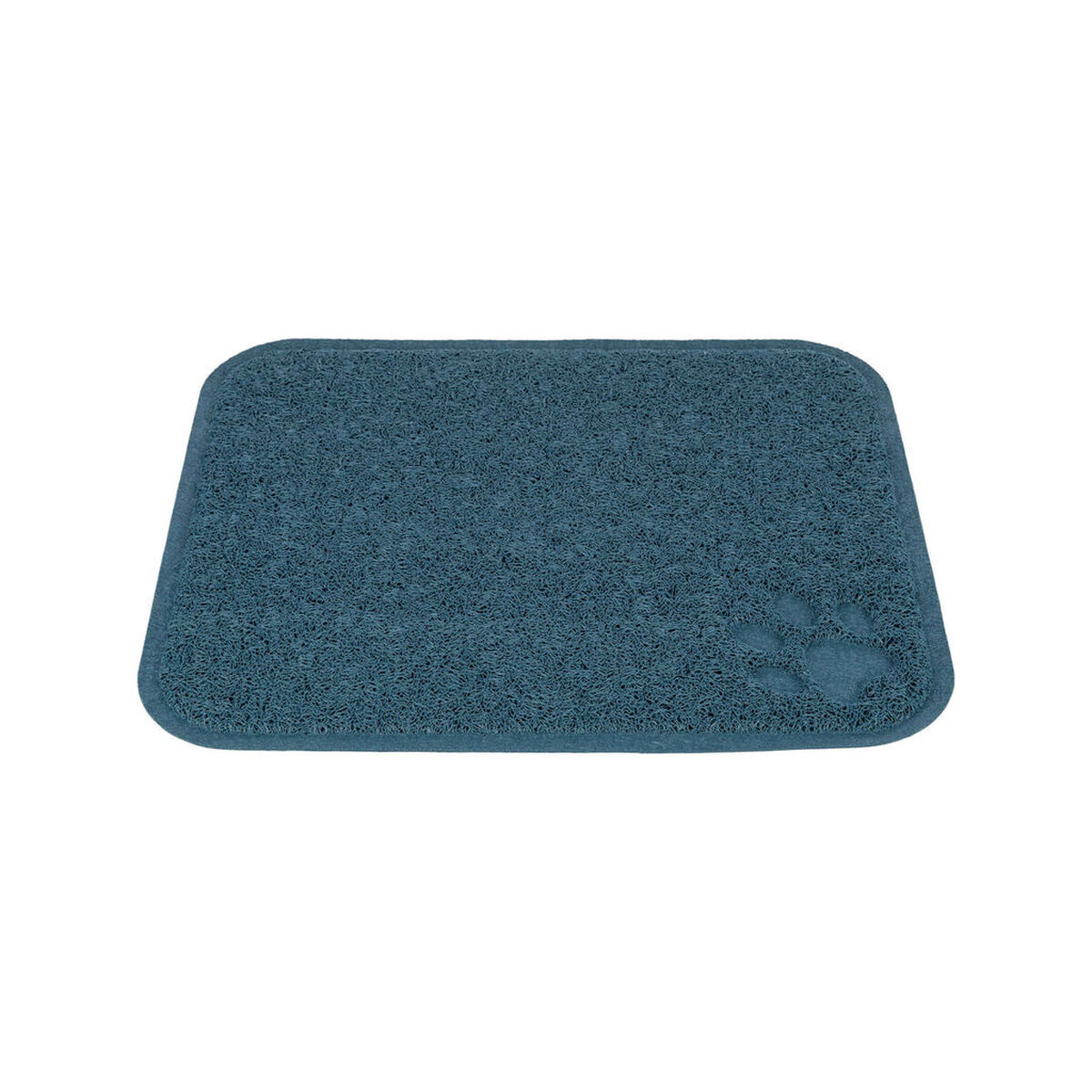 Alfombra para Arenero de Gatos Trixie Azul PVC 37 × 45 cm