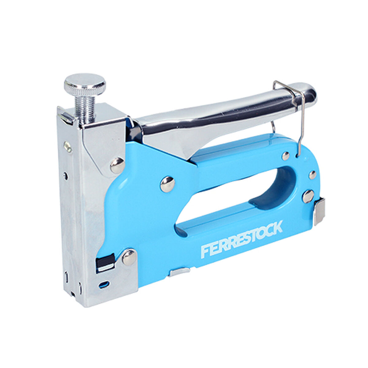 Grapadora Ferrestock Nº 53 6-14 mm Azul