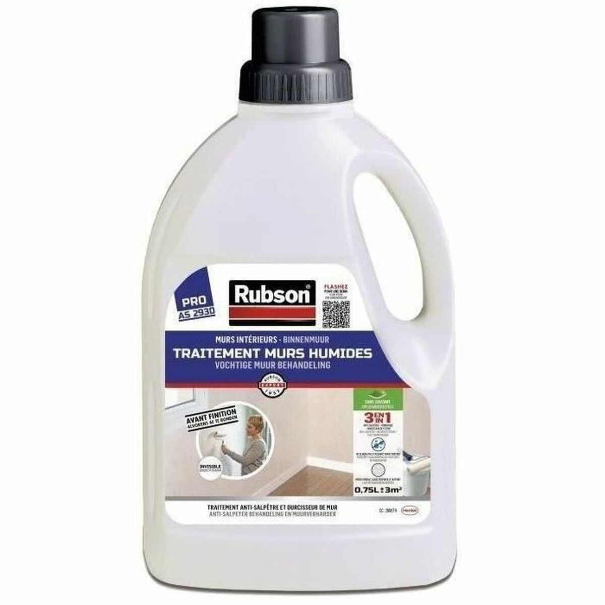Pintura de Imprimación Rubson Blanco 750 ml Mate
