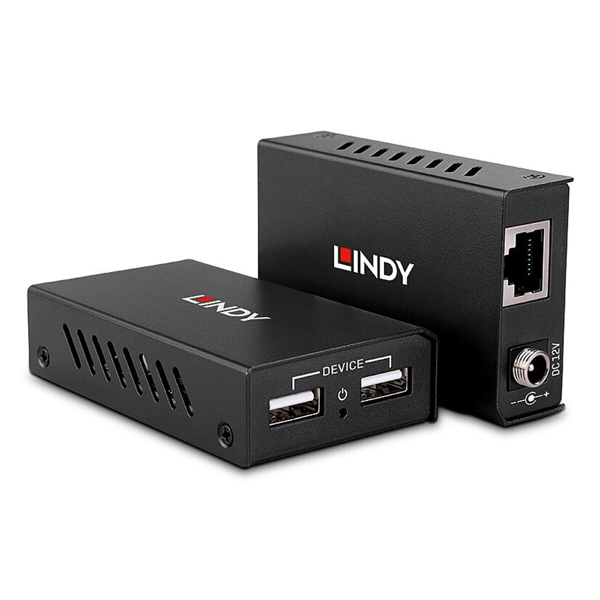 Adaptador USB a Red RJ45 LINDY Negro