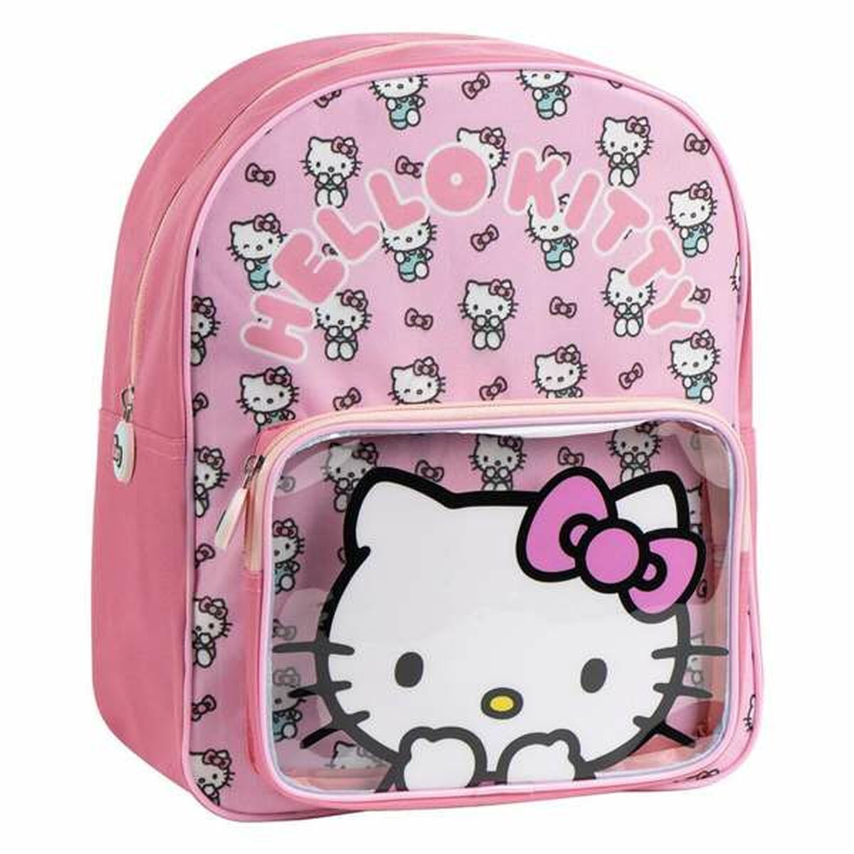 Mochila Escolar Hello Kitty Rosa