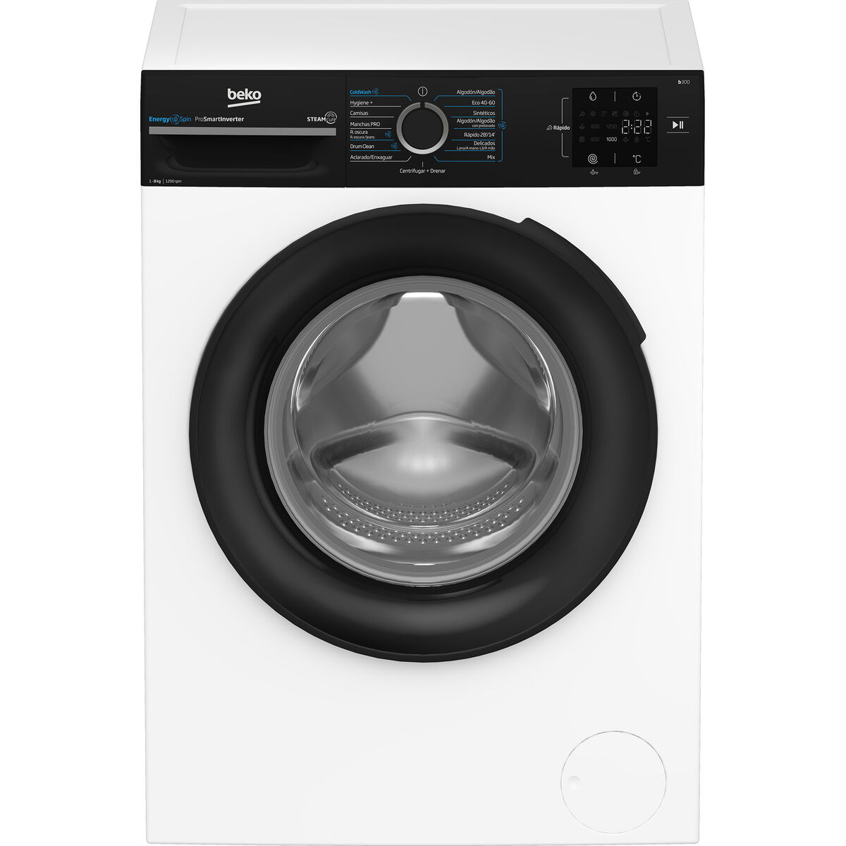 Lavadora BEKO VBM3WFT38213WA 8 kg 1200 rpm