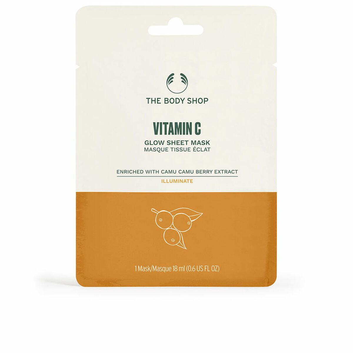 Mascarilla Facial Hidratante The Body Shop VITAMIN C 18 ml
