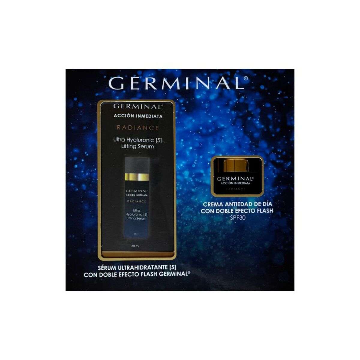 Set de Cosmética Unisex Germinal ACCIÓN INMEDIATA RADIANCE 2 Piezas
