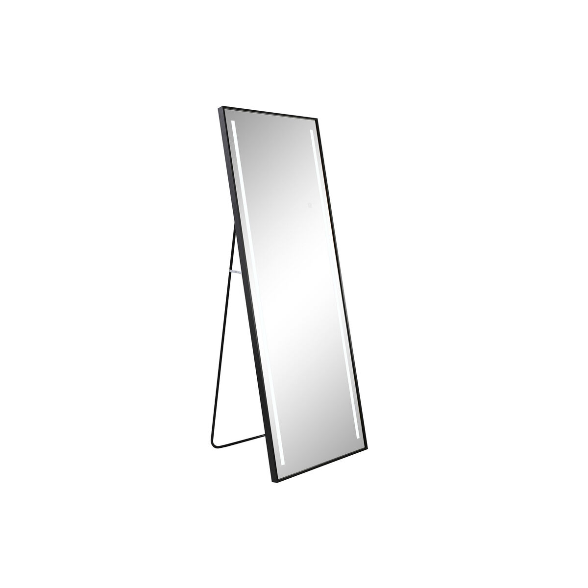 Espejo Vestidor Home ESPRIT Negro Aluminio 60 x 0,5 x 165 cm