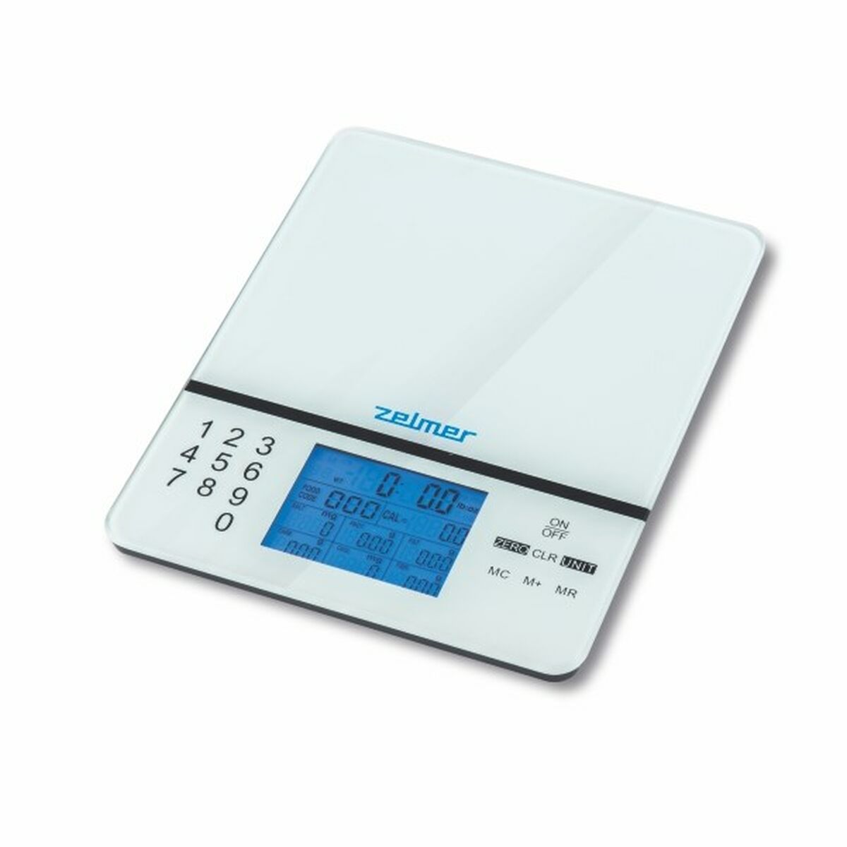 Báscula de Cocina Zelmer ZKS 1500N Blanco 5 kg