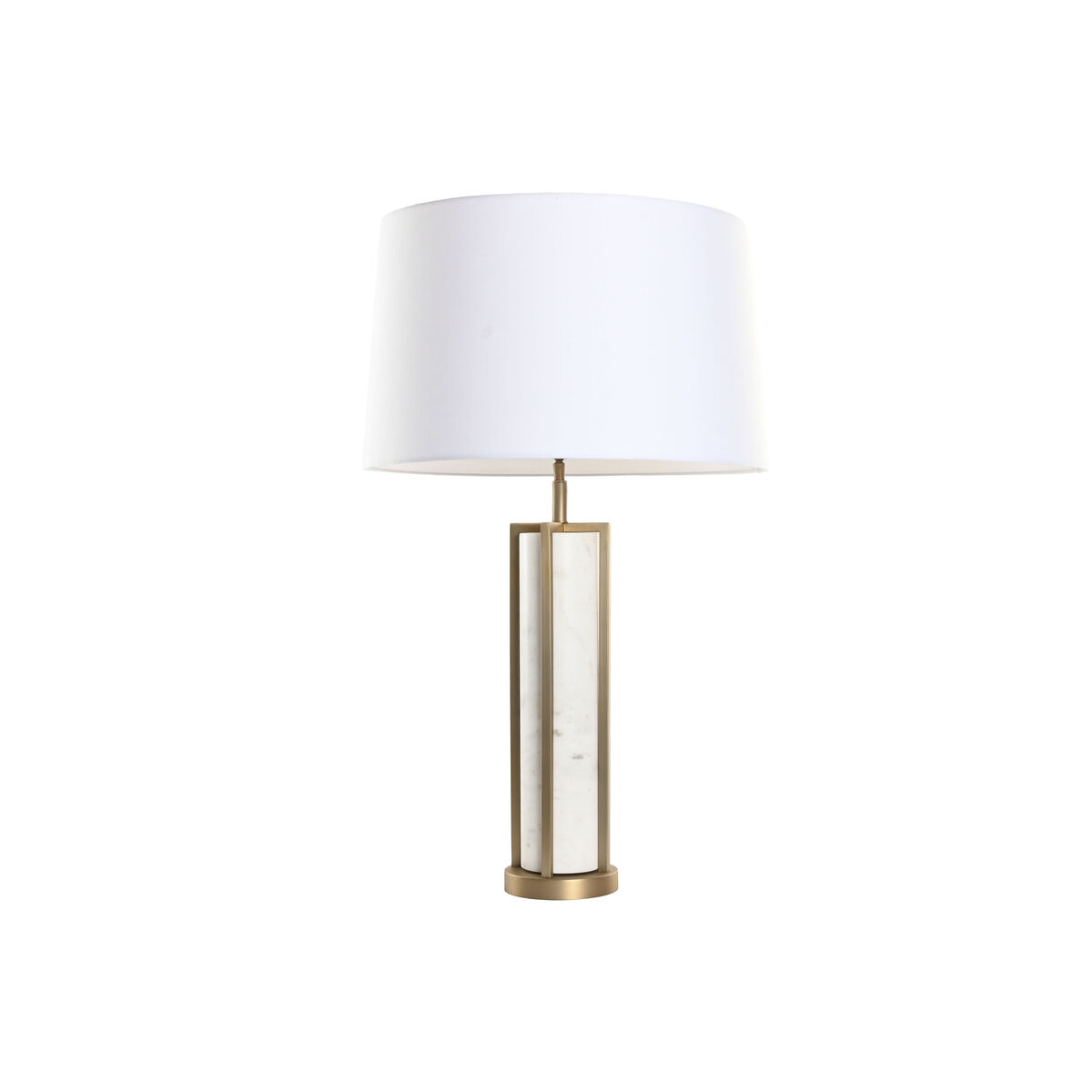 Lámpara de mesa Home ESPRIT Blanco Beige Dorado 50 W 220 V