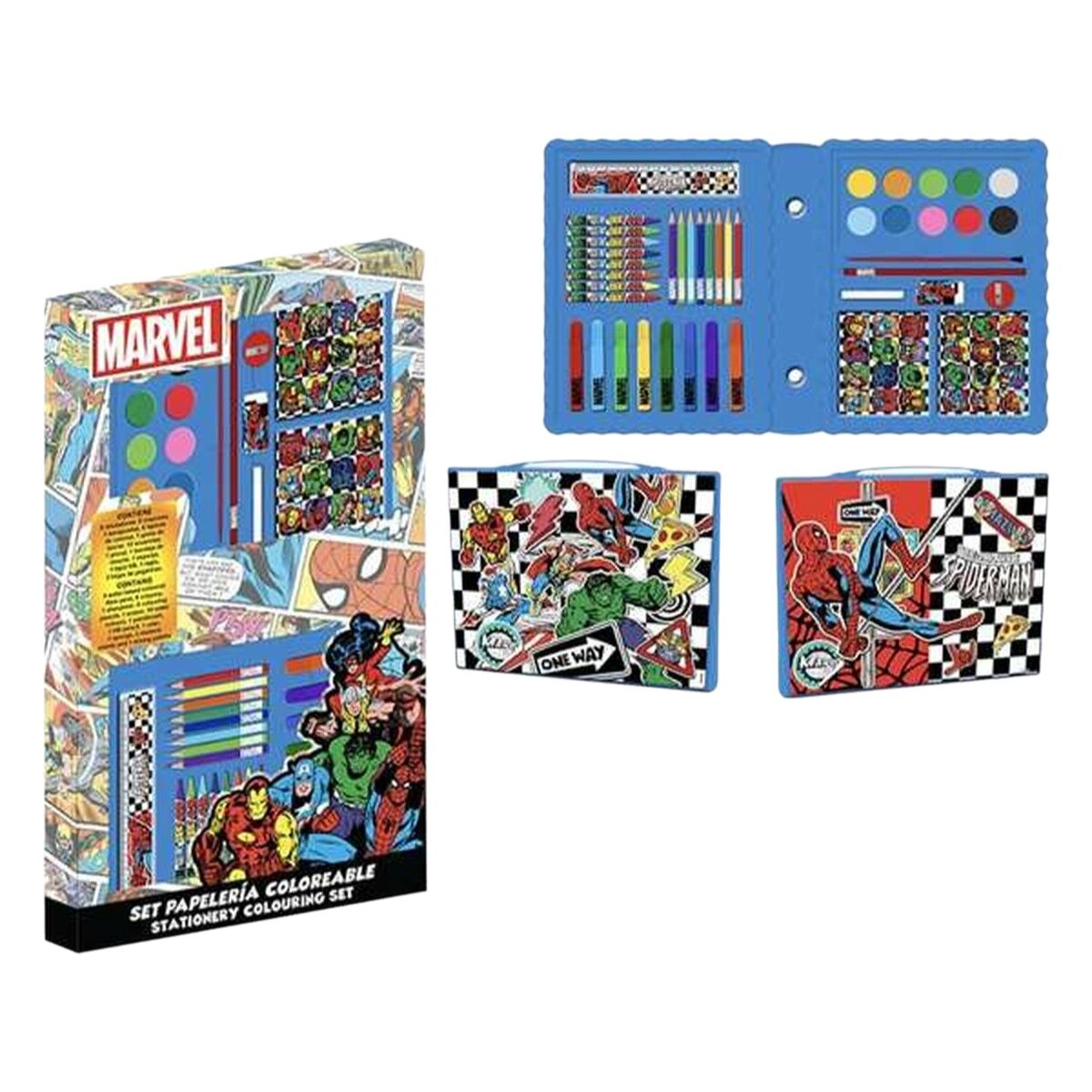 Set de Papelería The Avengers Rojo