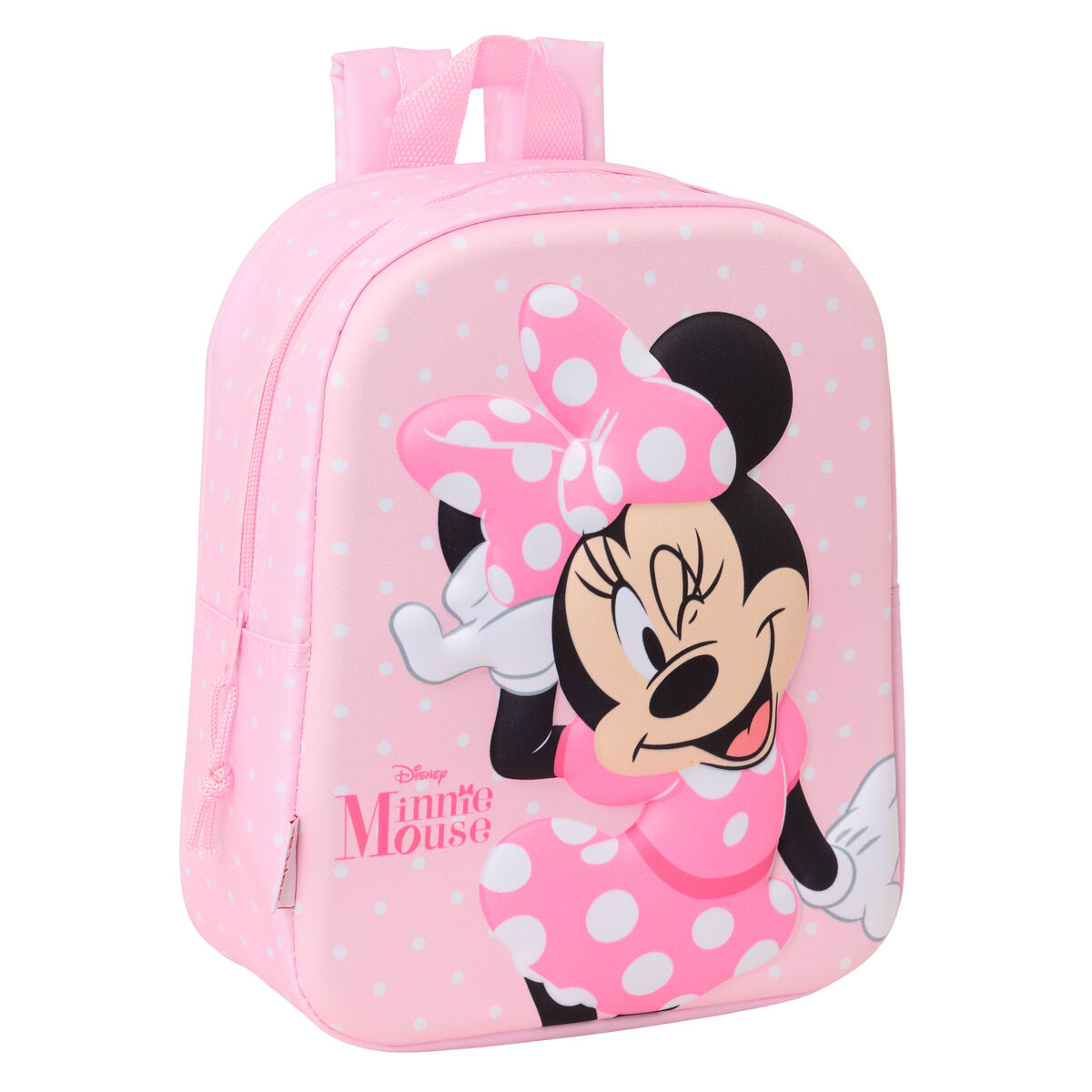 Mochila Infantil Minnie Mouse Rosa 22 x 27 x 10 cm 3D