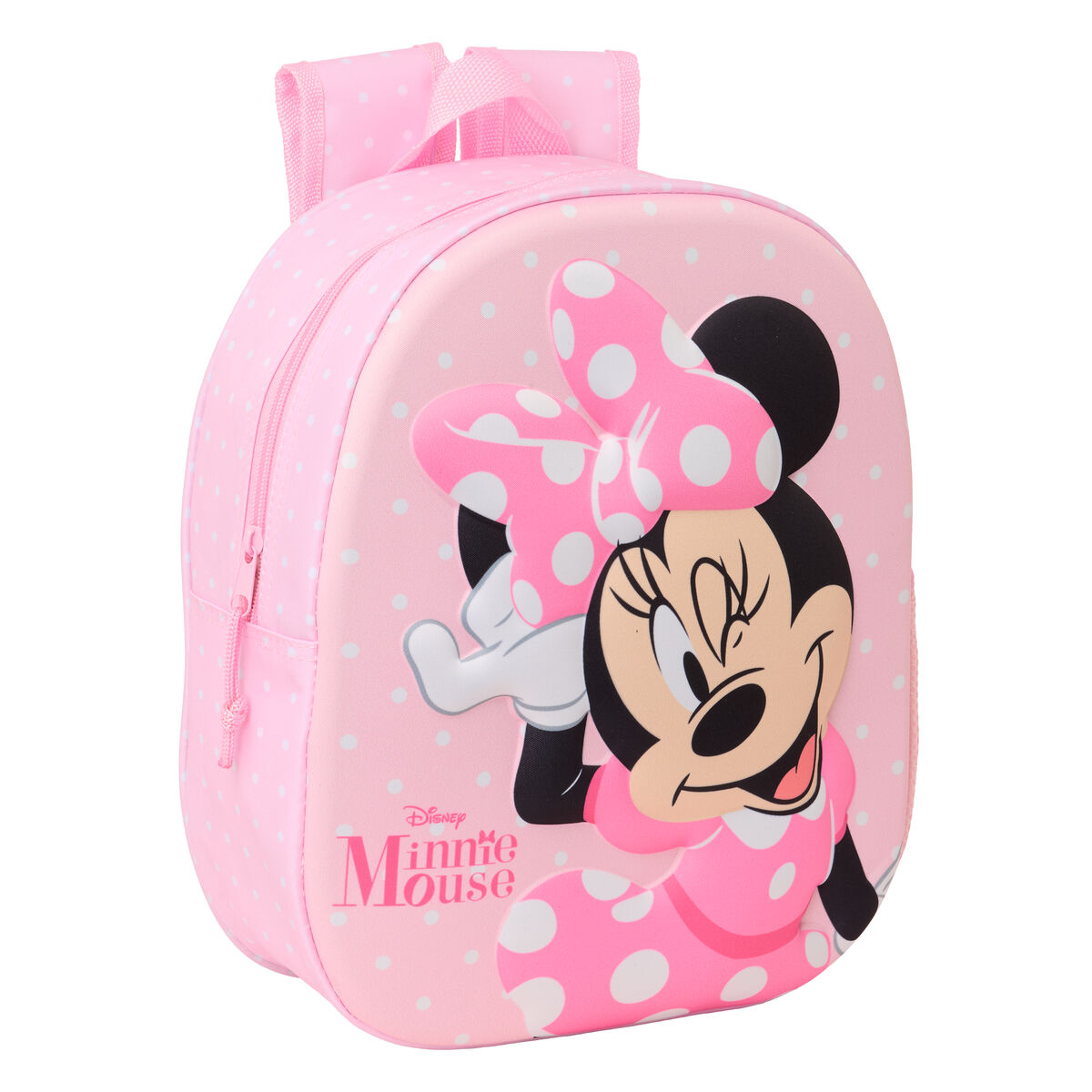 Mochila Infantil Minnie Mouse Rosa 27 x 33 x 10 cm 3D