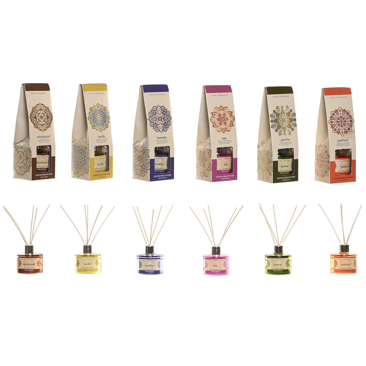 Ambientador Home ESPRIT Mandala 100 ml (6 Unidades)