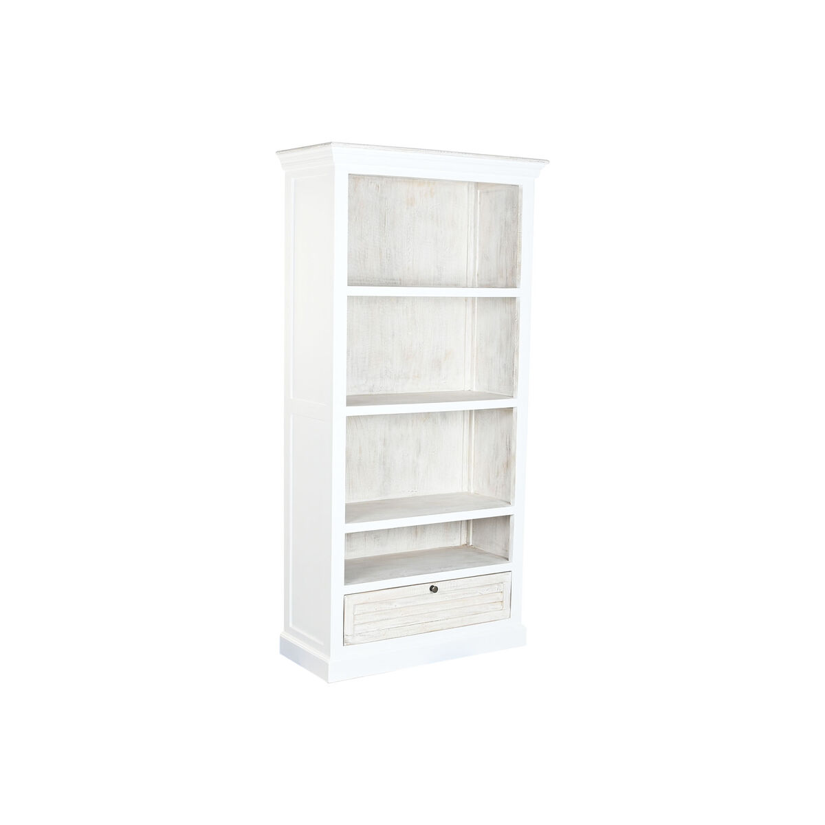 Estantería Home ESPRIT Blanco Madera de mango 90 x 40 x 180 cm