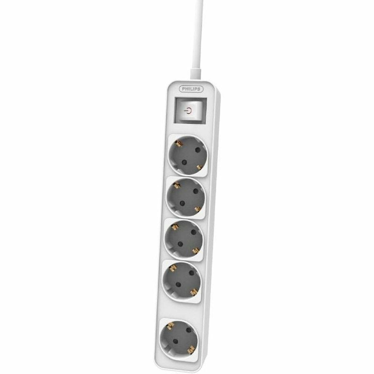 Regleta Enchufes 5 Tomas con Interruptor Philips CHP2154W/12