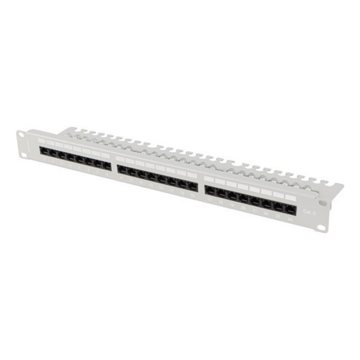 Patch Panel 24 Puertos UTP Categoría 6 Lanberg PPU6-1124-S