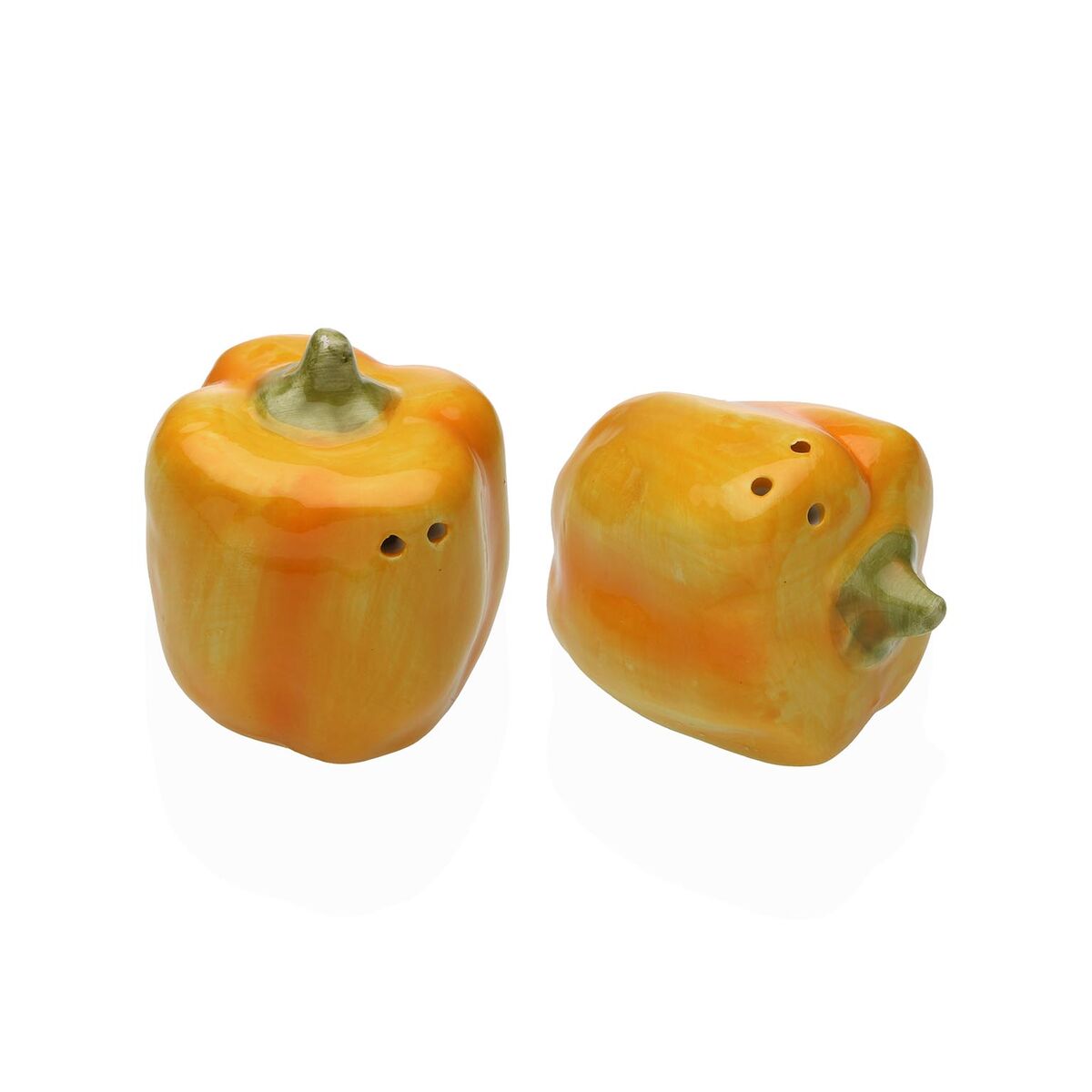 Salero y Pimentero Versa Cerámica Dolomita Pimiento 7 X 5,8 X 5,8 CM