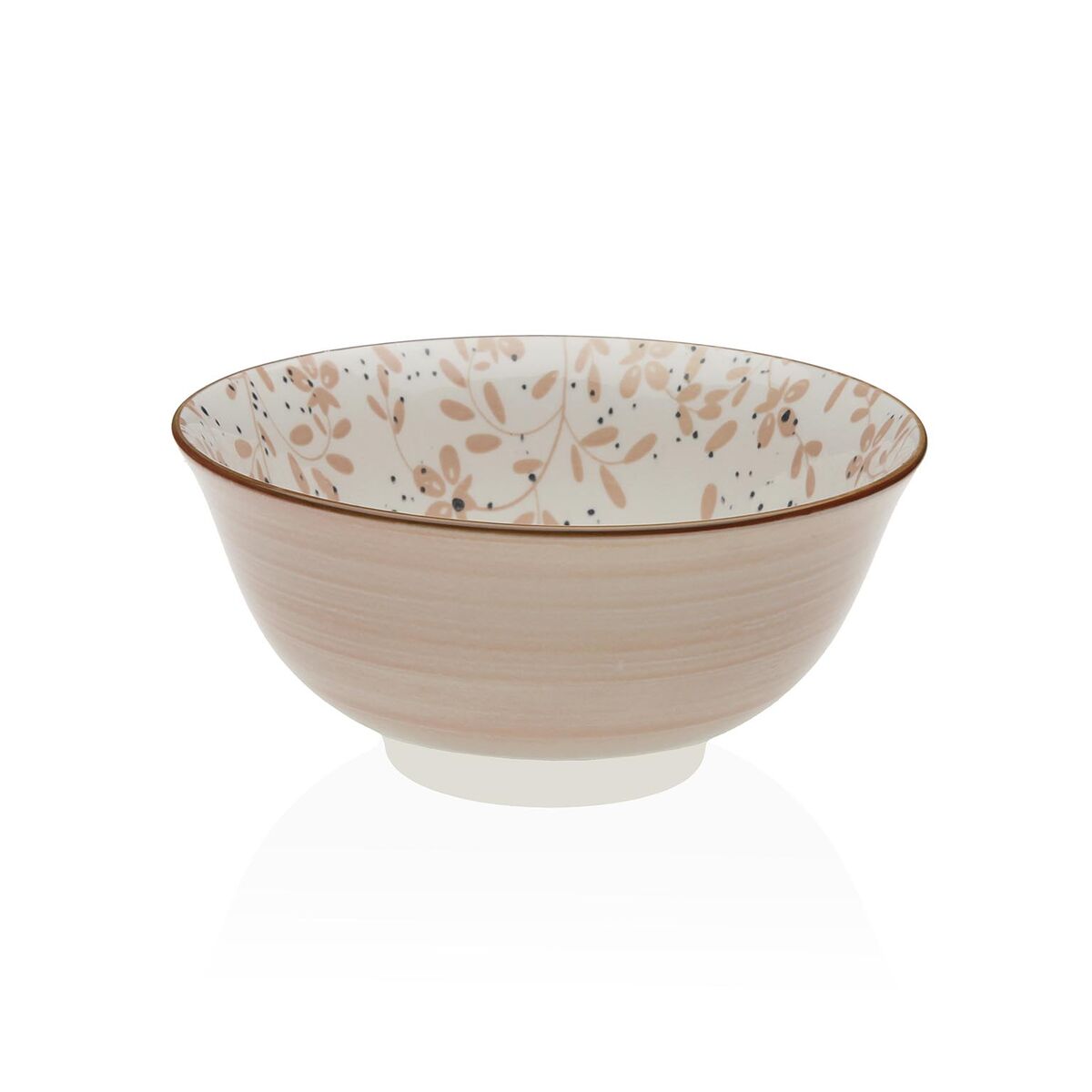 Cuenco Versa Beige Porcelana 14 x 8,3 x 14 cm