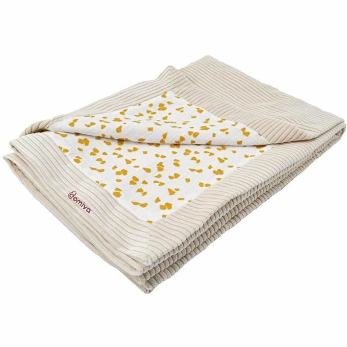 Manta Domiva Beige 2 Piezas