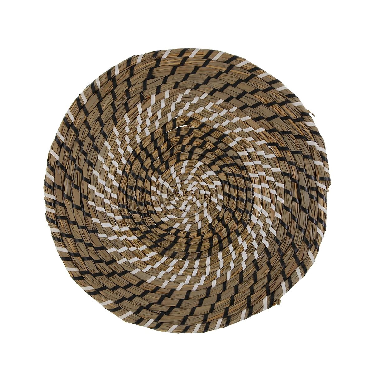 Salvamantel Versa Blanco Negro Textil Jacinto de agua 38 cm