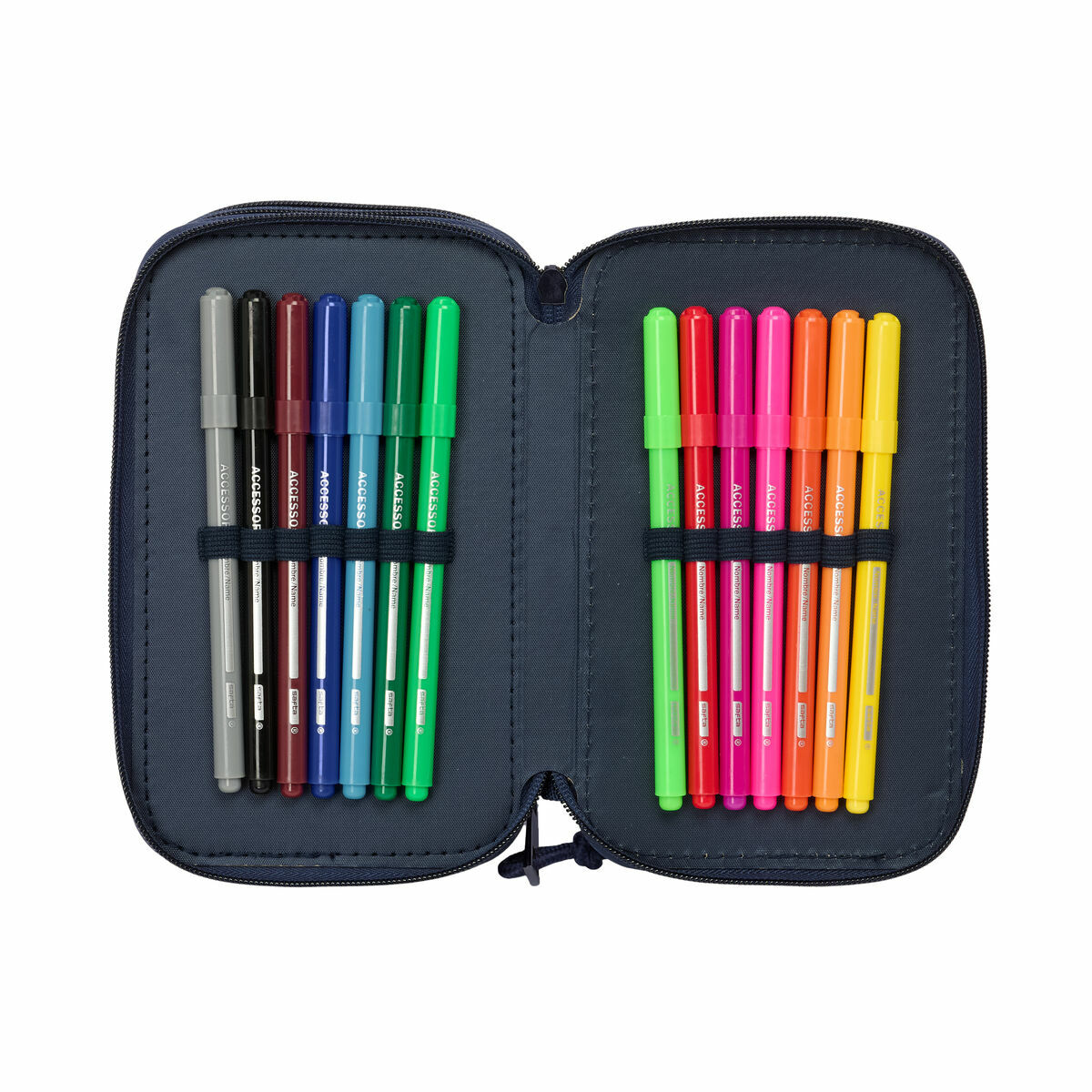 Portatodo Safta New edition Azul marino 12,5 x 19,5 x 5,5 cm 37 Piezas