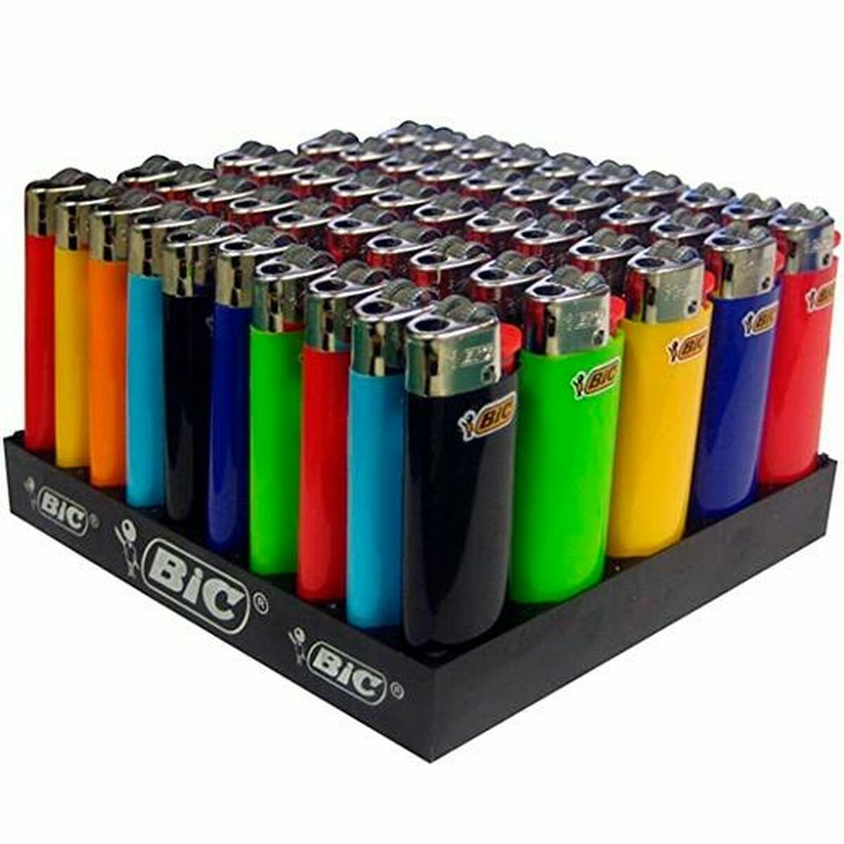 Mechero Bic mini j25 Multicolor 50 Unidades