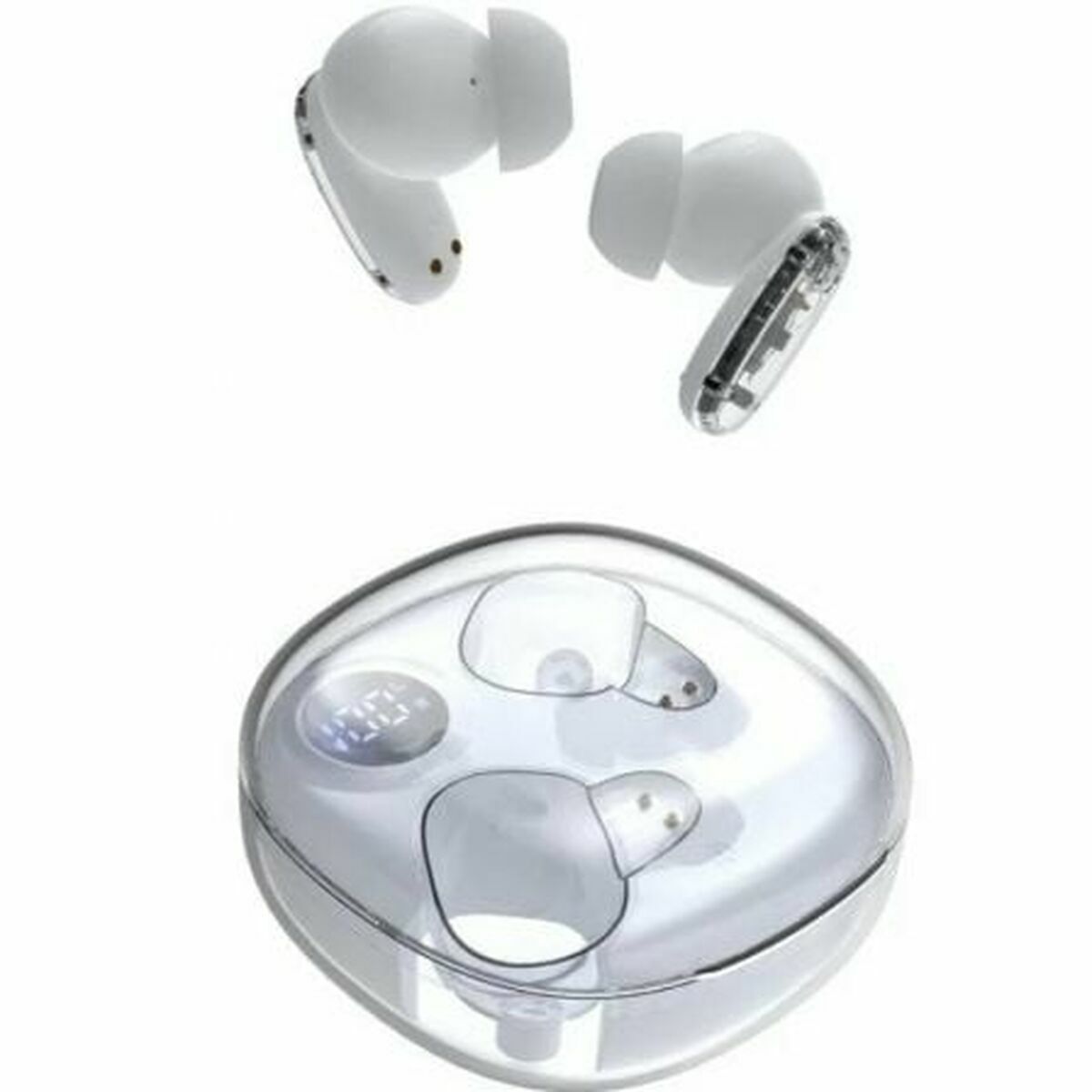 Auriculares Inalámbricos con Estuche de Carga Mars Gaming MHIB2W Blanco