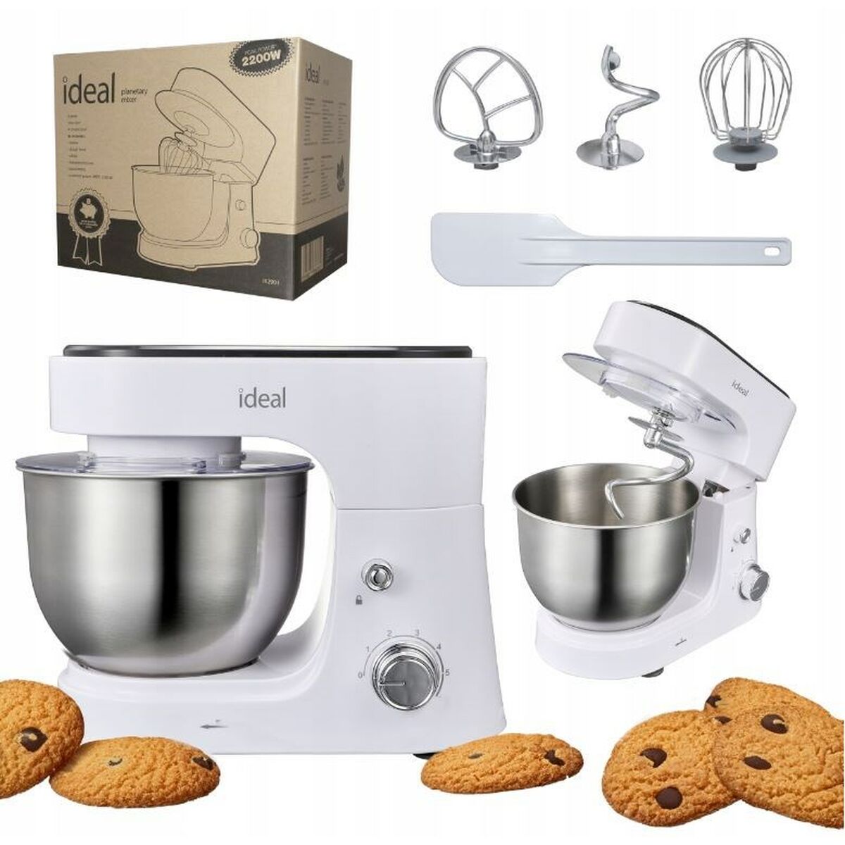 Robot de Cocina Eldom 3318 Blanco 800 W 4 L