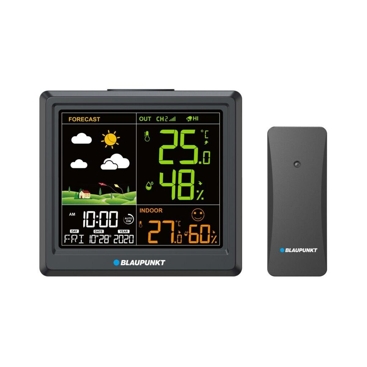 Estación Meteorológica Multifunción Blaupunkt WS25BK