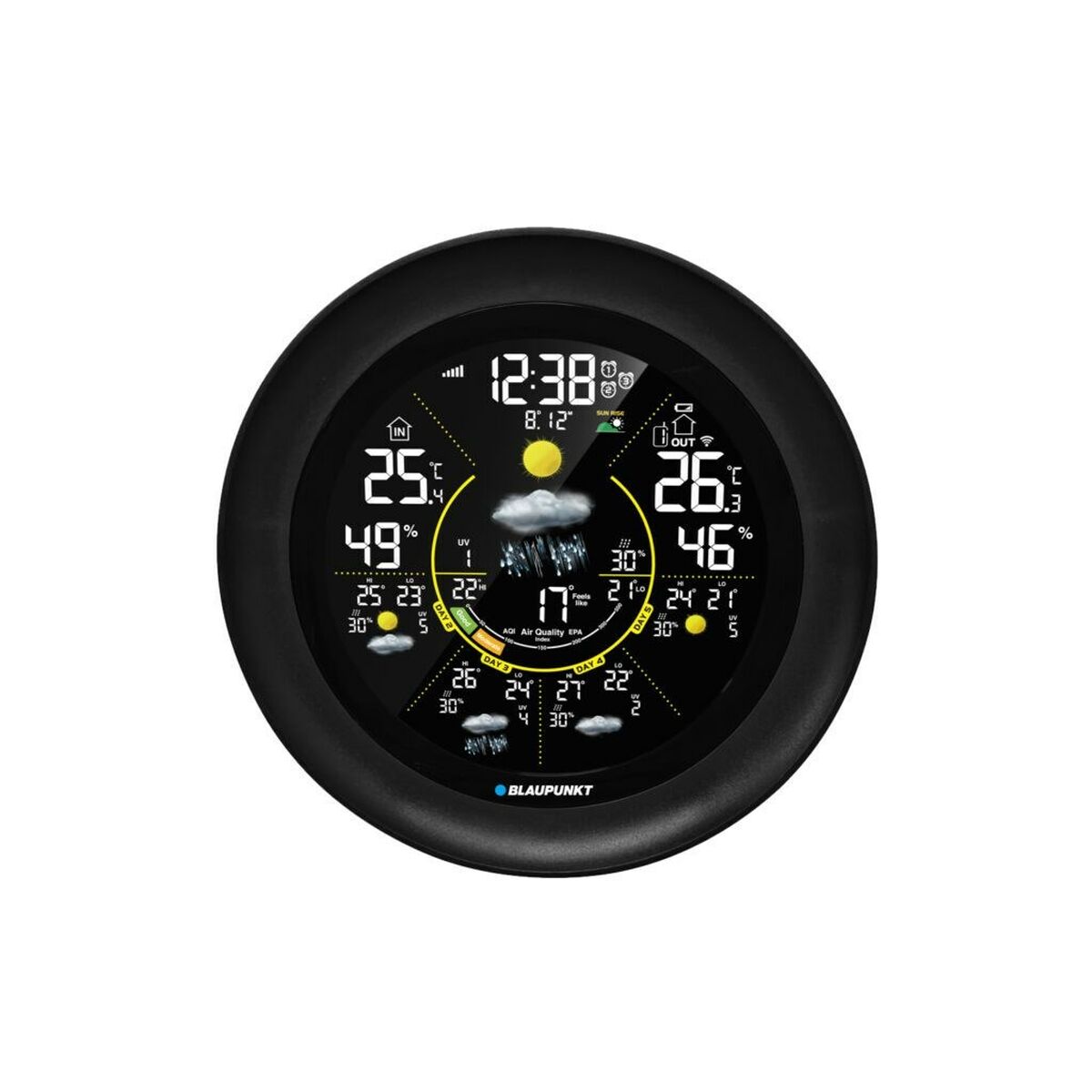 Estación Meteorológica Multifunción Blaupunkt WS65BK APP