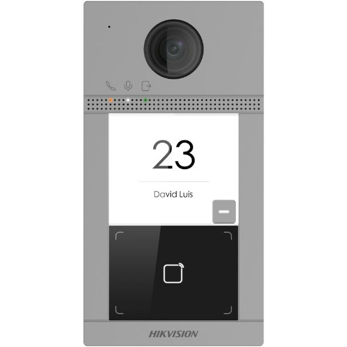Videoportero Inteligente Hikvision DS-KV8113-WME1(C) Negro Gris