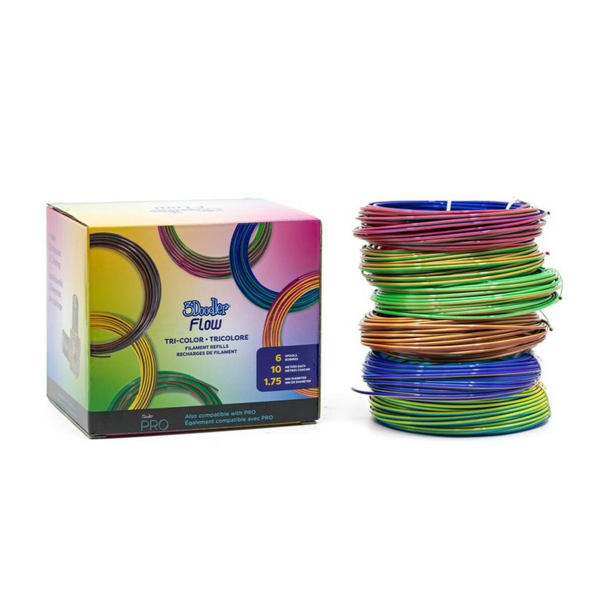 Bobina de Filamento 3Doodler FLOW-TRIFILLS